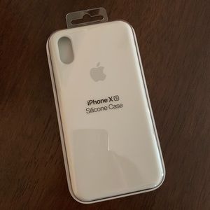 Apple iPhone Xs Silicone Case - White (NWT)